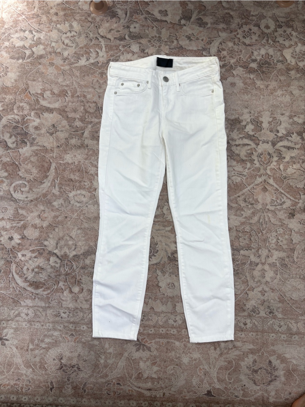 Vince White Skinny Jeans Size 26 Short Hemmed
